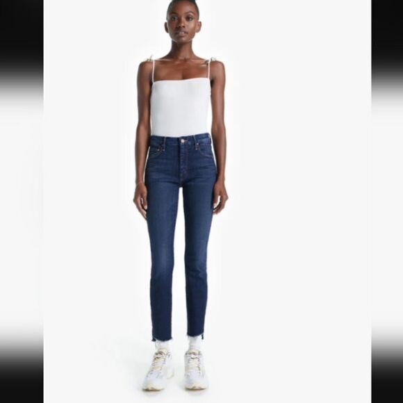 MOTHER The Looker Ankle Step Fray Bombay Lost And Found Sz 25” - Picture 1 of 8